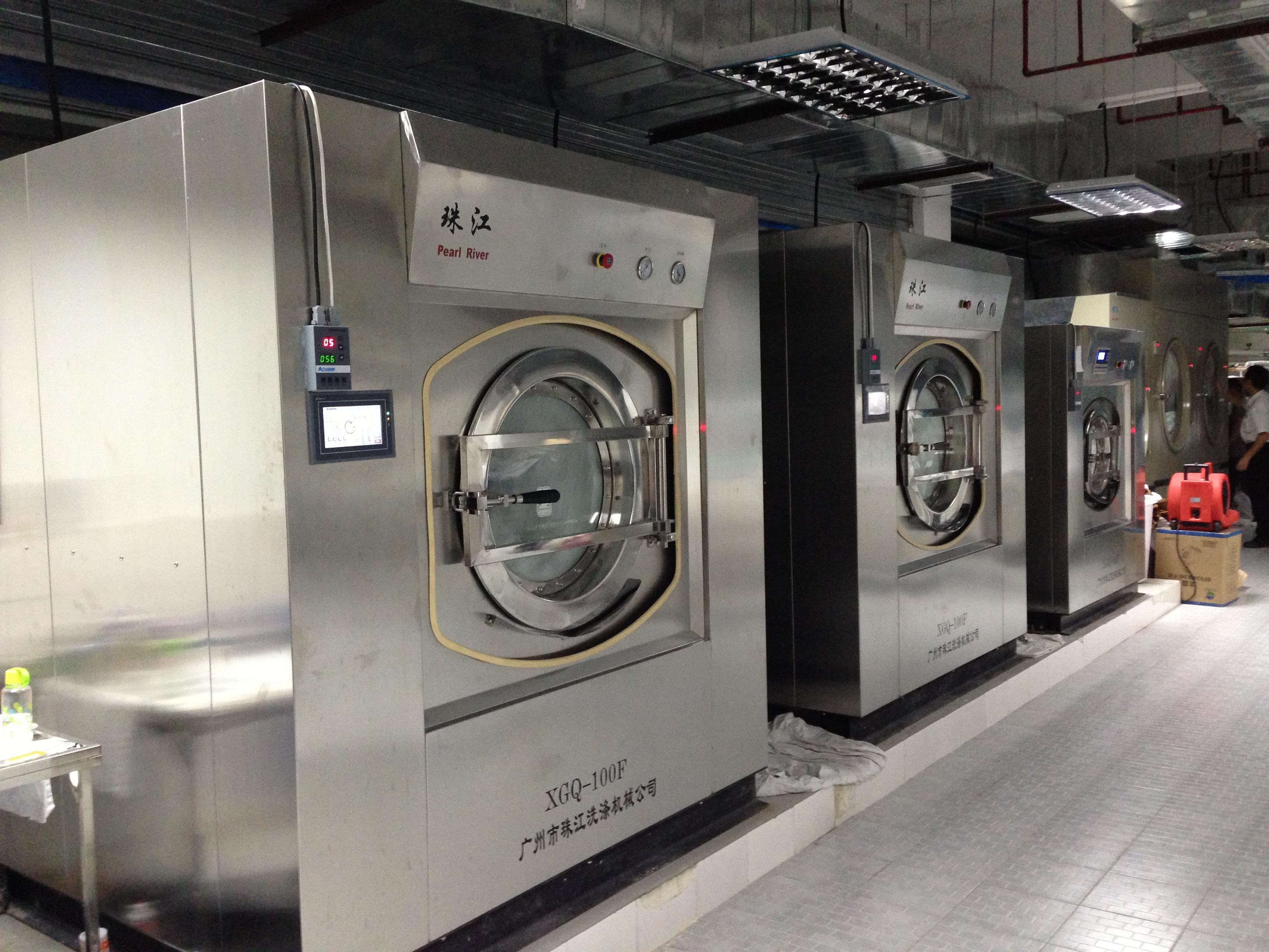 賓館工業洗衣機報價，環保型工業洗衣機安裝案例